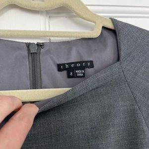 Theory size 2 gray dress